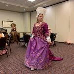 17th century mantua gown - Romancing Williamsburg 2019