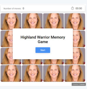 Memory Game - Highland Warrior